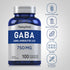 GABA (Gamma-Aminobutyric Acid), 750 mg, 100 Quick Release Capsules
