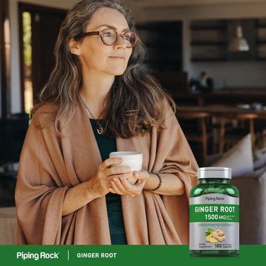 Ginger Root, 1500 mg (per serving), 180 Quick Release Capsules