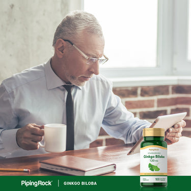 Ginkgo Biloba Standardized Extract, 120 mg, 100 Quick Release Capsules