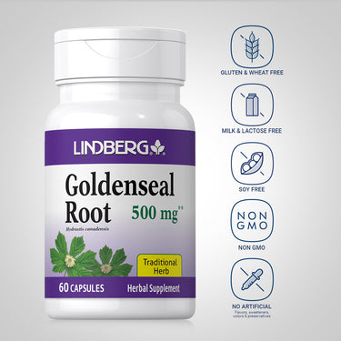 Goldenseal Root, 500 mg, 60 Capsules