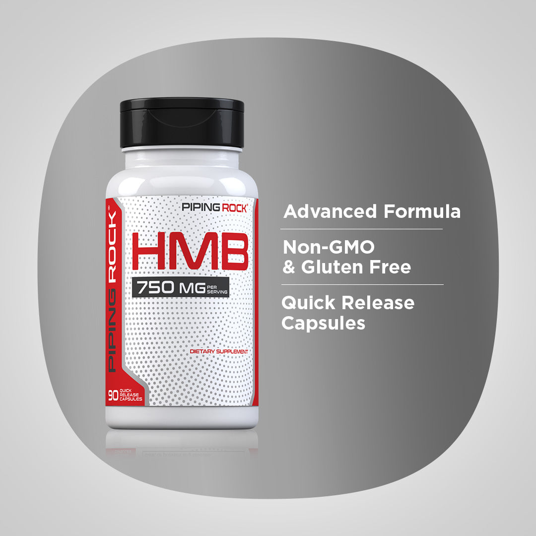 HMB, 750 mg (per serving), 90 Quick Release Capsules