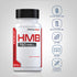 HMB bottle with icons indicating Gluten & Wheat Free, Milk & Lactose Free, Soy Free, Non-GMO, No Artificial Additives.