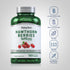 Hawthorn Berries bottle with icons indicating Gluten/Wheat, Milk/Lactose, Soy Free, Non-GMO, No Artificial Flavors/Colors.