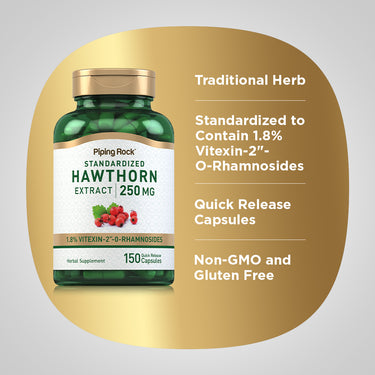 Hawthorn Standardized Extract, 150 Quick Release Capsules