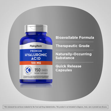 Hyaluronic Acid, 100 mg, 150 Quick Release Capsules