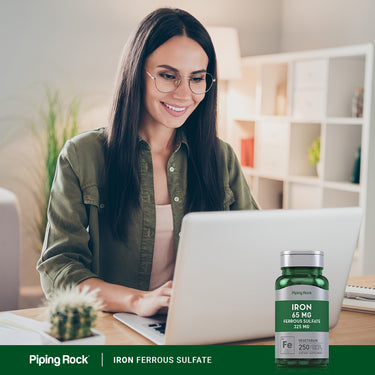 Iron Ferrous Sulfate, 65 mg, 250 Coated Tablets