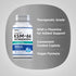 Product highlights graphic stating Therapeutic Grade, With L-Theanine for Added Support, Convenient Coated Caplets, Vegan Formula.
