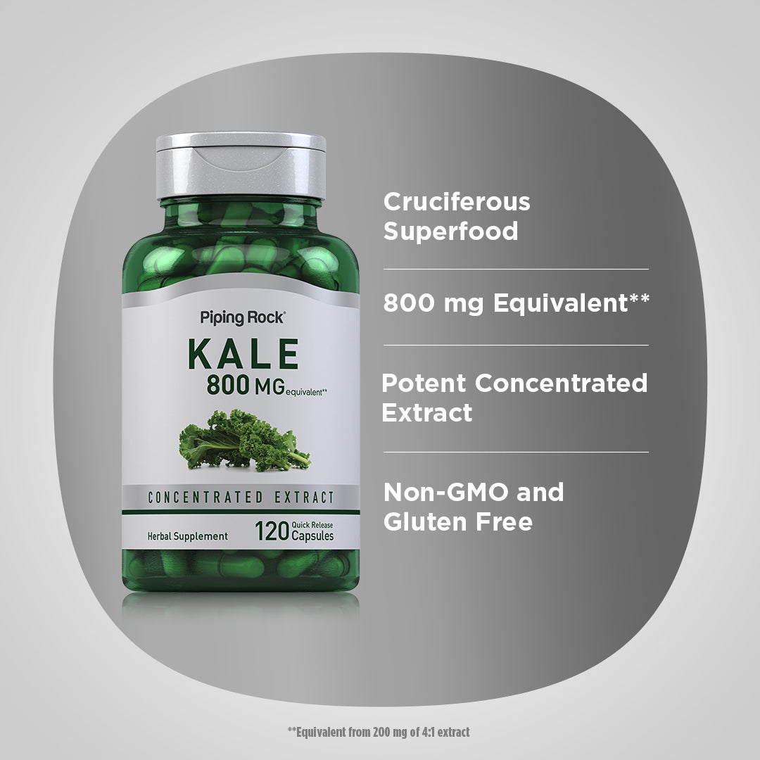 Kale, 800 mg, 120 Quick Release Capsules