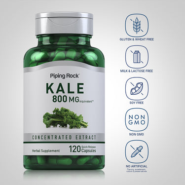 Kale, 800 mg, 120 Quick Release Capsules