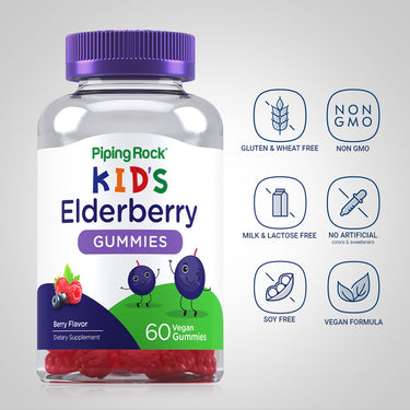 Kids Elderberry (Berry), 60 Vegan Gummies