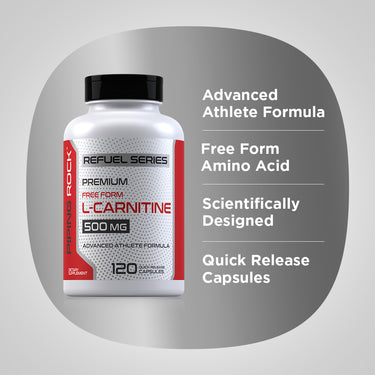 L-Carnitine, 500 mg, 120 Quick Release Capsules