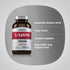 Product highlights graphic stating Essential Amino Acid, Free Form, Coated Caplets, Non-GMO and Gluten Free.