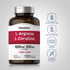 L-Arginine 1000 mg & Citrulline 500 mg, 1000/500 mg, 120 Quick Release Capsules