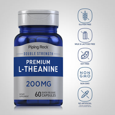 L-Theanine, 200 mg, 60 Quick Release Capsules