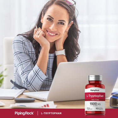 L-Tryptophan, 1500 mg (per serving), 90 Quick Release Capsules