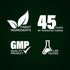 Infographic stating 45 years of manufacturing, finest ingredients, GMP quality product, and lab tested for assurance.