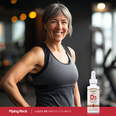 Liquid Vitamin D3, 5000 IU, 2 fl oz (59 mL) Dropper Bottle