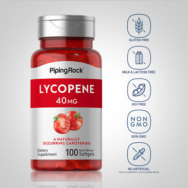 Lycopene, 40 mg, 100 Quick Release Softgels