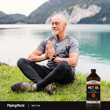 MCT Oil (Medium Chain Triglycerides) with Coconut Oil, 16 fl oz (473 mL) Bottle