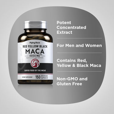 Maca, 4800 mg (per serving), 150 Quick Release Capsules