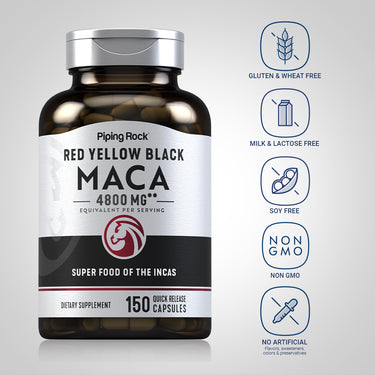 Maca, 4800 mg (per serving), 150 Quick Release Capsules