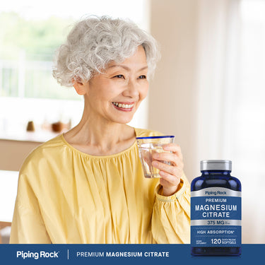 Magnesium Citrate, 375 mg (per serving), 120 Quick Release Softgels
