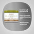 Product highlights graphic stating Hydrating & Revitalizing, helps promote radiant skin, and moisturizing botanicals.