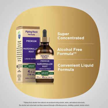 Product highlights graphic stating Super Concentrated, Alcohol Free Formula**, Convenient Liquid Formula.