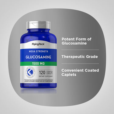 Mega Glucosamine HCI, 1500 mg, 120 Coated Caplets