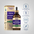 Motherwort Liquid Extract bottle with icons indicating Gluten & Wheat Free, Milk & Lactose Free, Non-GMO, No Artificial Additives.