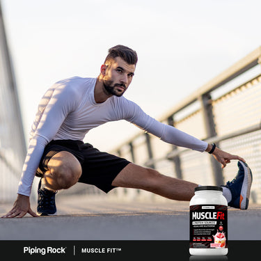 MuscleFit Protein Powder (Creamy Strawberry Shortcake Trifle), 2 lb (908 g) Bottle