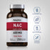 NAC bottle with icons indicating Gluten & Wheat Free, Soy Free, Milk & Lactose Free, No Artificial Flavors, Sweeteners, Colors, or Preservatives.