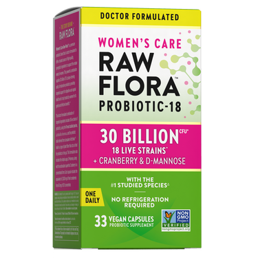 Women's Care Probiotic-18 30 Billion, 33 Vegan Capsules