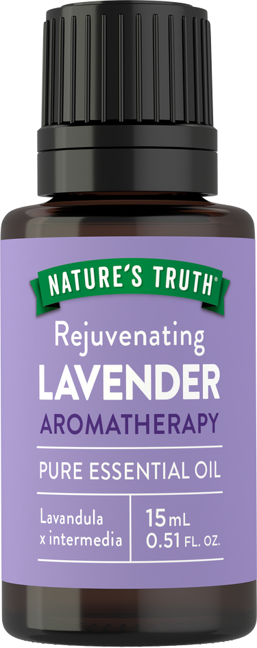 Lavender Pure Essential Oil, 1/2 fl oz (15 mL) Dropper Bottle