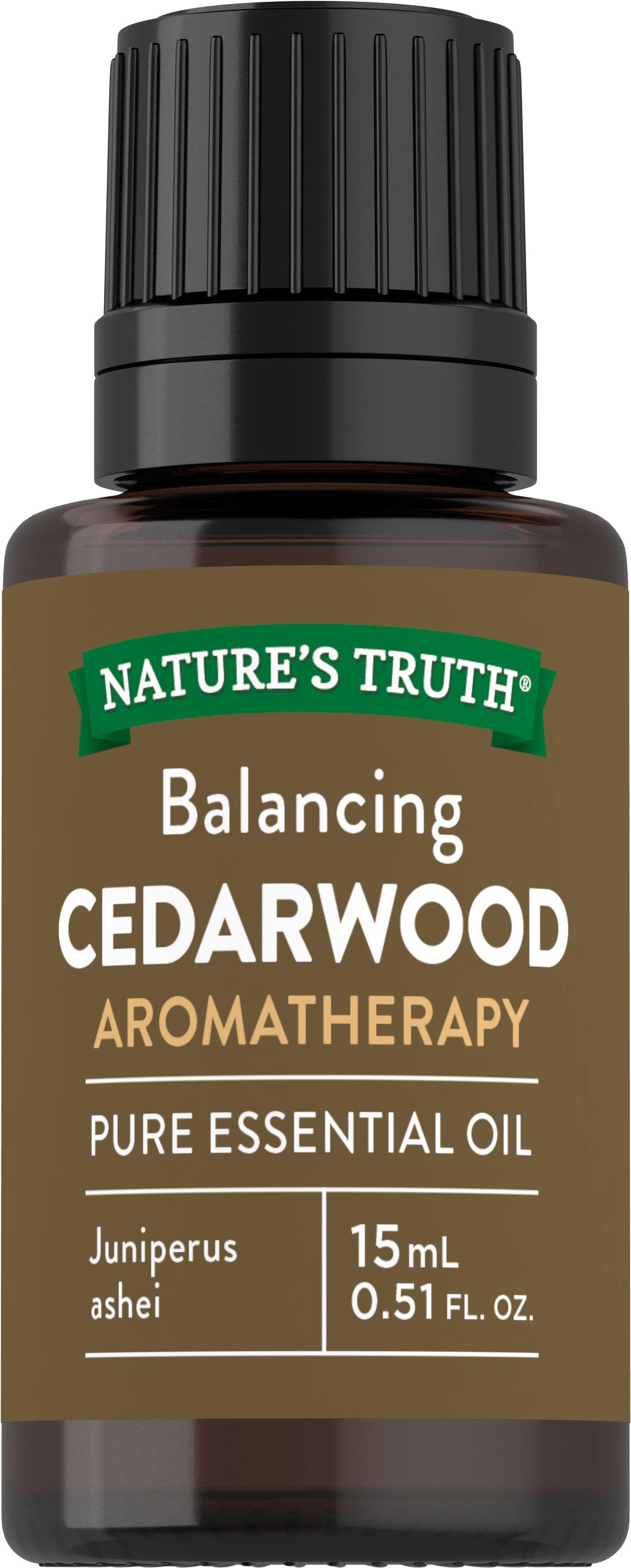Cedarwood Pure Essential Oil, 1/2 fl oz (15 mL) Dropper Bottle