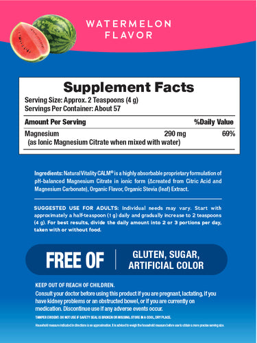 CALM Powder Watermelon, 8 oz (227 g)