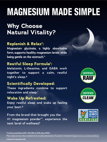 CALM Sleep with Melatonin, 60 Vegan Capsules