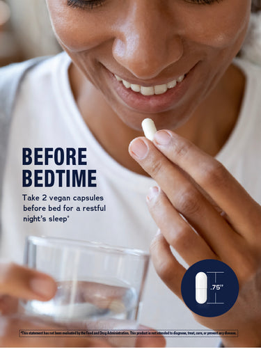 CALM Sleep with Melatonin, 60 Vegan Capsules