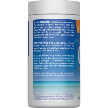 CALM Kids Gummies Sweet Citrus Flavor, 60 Tasty Gummies