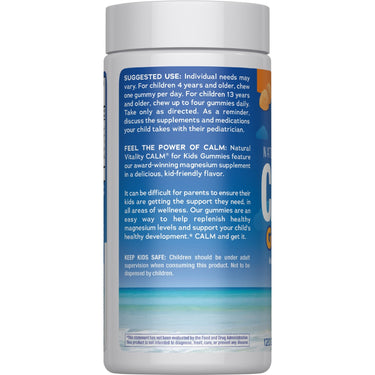 CALM Kids Gummies Sweet Citrus Flavor, 120 Tasty Gummies