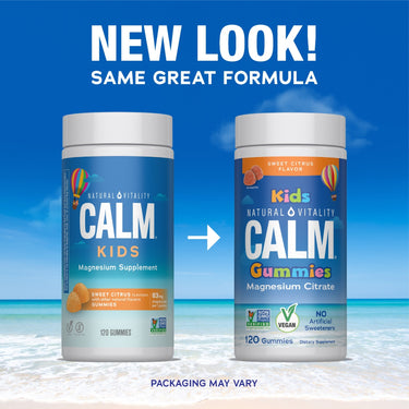 CALM Kids Gummies Sweet Citrus Flavor, 120 Tasty Gummies
