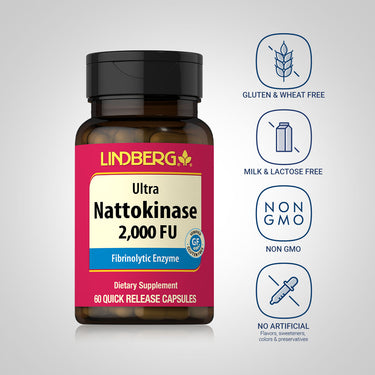 Nattokinase (2,000 FU), 60 Quick Release Capsules