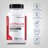 L-Citrulline bottle with icons indicating Gluten, Wheat, Milk, Lactose, Soy Free, NON GMO, No Artificial Flavors or Preservatives.