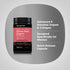 Graphic stating Advanced 5 Grassfed Organs & Collagen, Designed Specifically for Women, and Quick Release Capsule, shown beside a bottle of Piping Rock Primal Beef Organs For Women