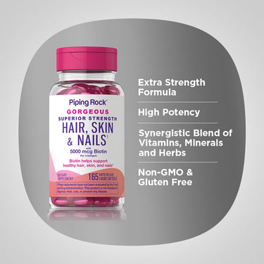 Graphic stating Extra Strength Formula, High Potency, Synergistic Blend of Vitamins, Minerals and Herbs, Non-GMO & Gluten Free