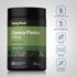 Chanca Piedra bottle with icons indicating Gluten/Wheat Free, Milk/Lactose Free, Soy Free, NON GMO, No Artificial Additives.