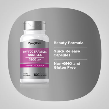 Phytoceramides Complex, 1500 mg, 100 Quick Release Capsules