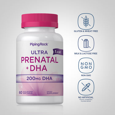 Prenatal Multivitamin with DHA, 60 Quick Release Softgels