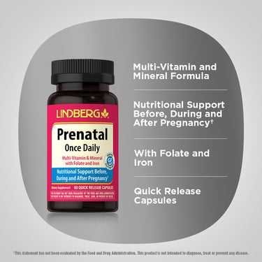 Prenatal Once Daily, 60 Quick Release Capsules