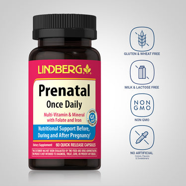 Prenatal Once Daily, 60 Quick Release Capsules
